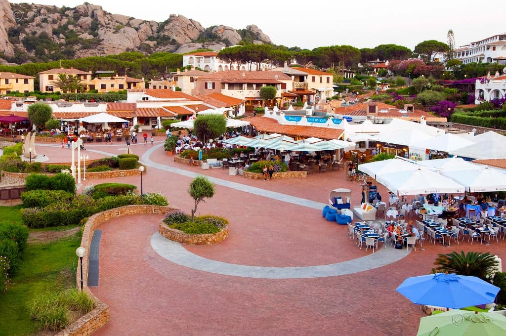 Baia Sardinia and Cala Battistoni beach, Sardinia