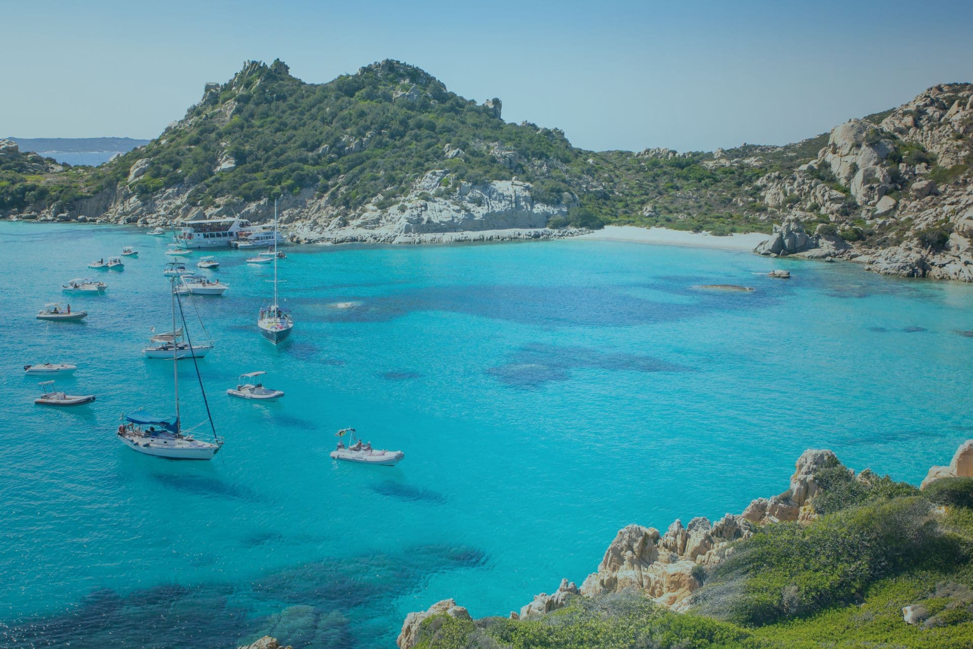 A turquoise cove on the North Sardinia coast