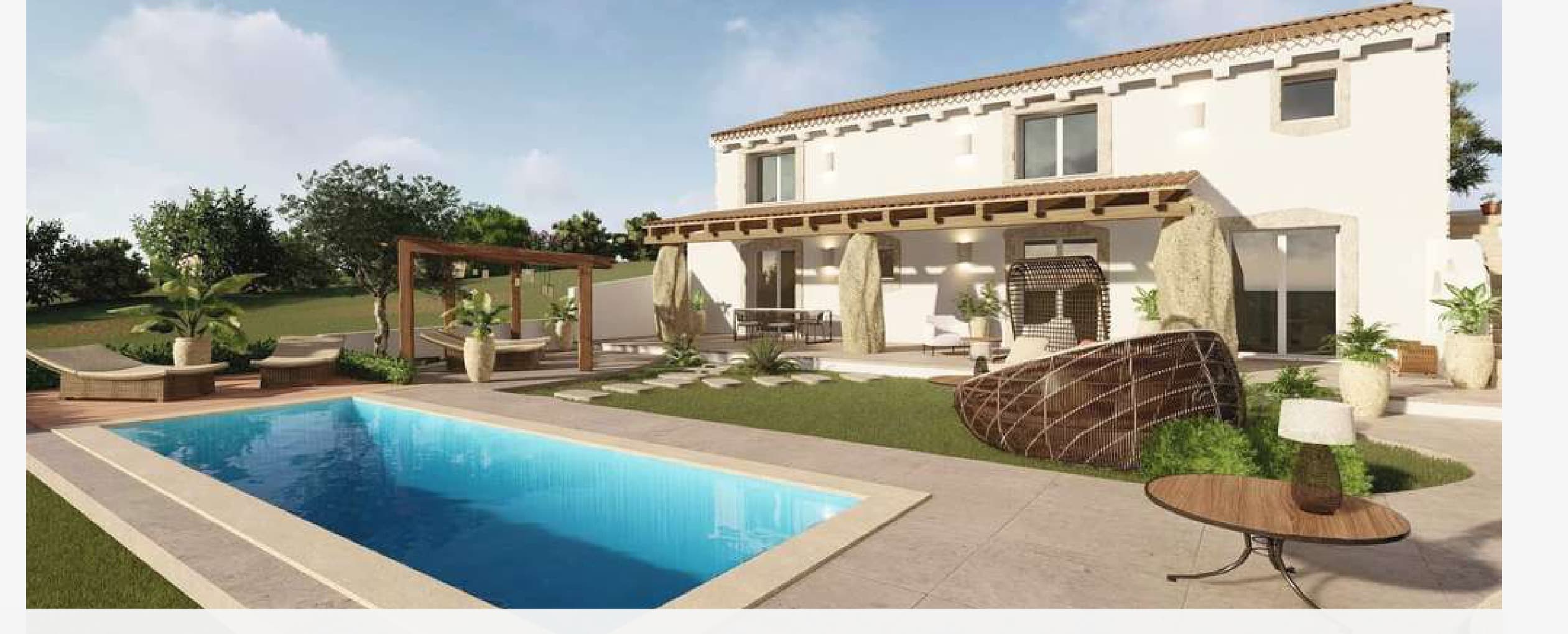 Rural villa with pool near Badesi, Sardinia